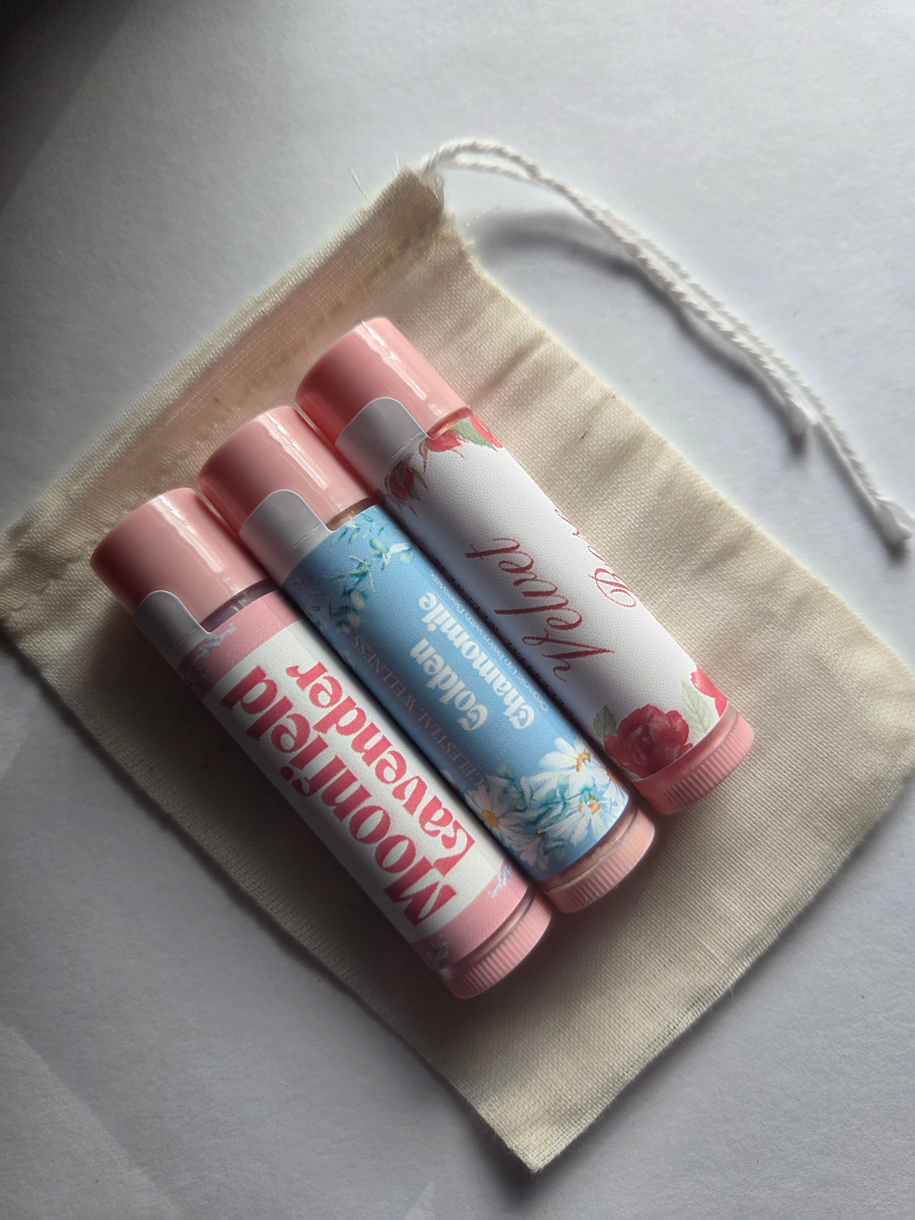 Kissed Garden - 3 Lip Balm Set