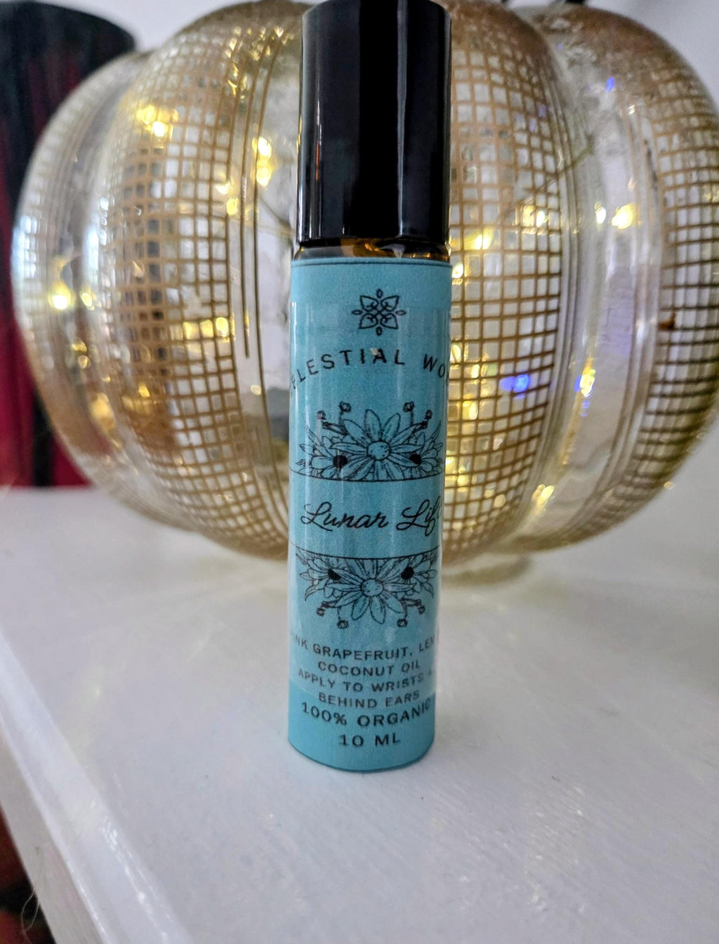 Lunar Lift Essential Oil Roller Ball: Motherhood - Organic Energy Boost Blend