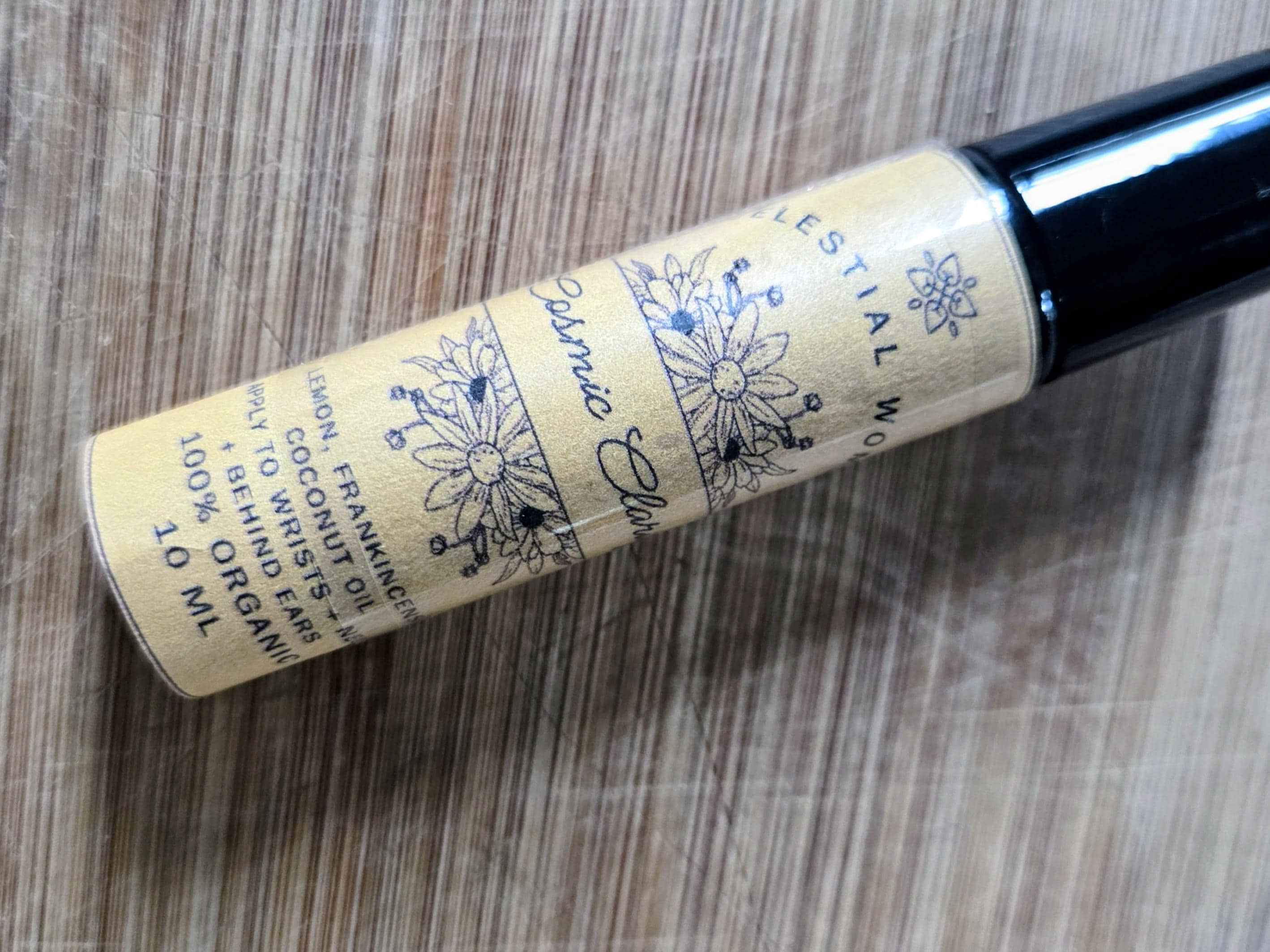 Cosmic Clarity Essential Oil Roller Ball: Organic Aromatherapy for Focus Motherhood + Teachers + Pregnancy Brain