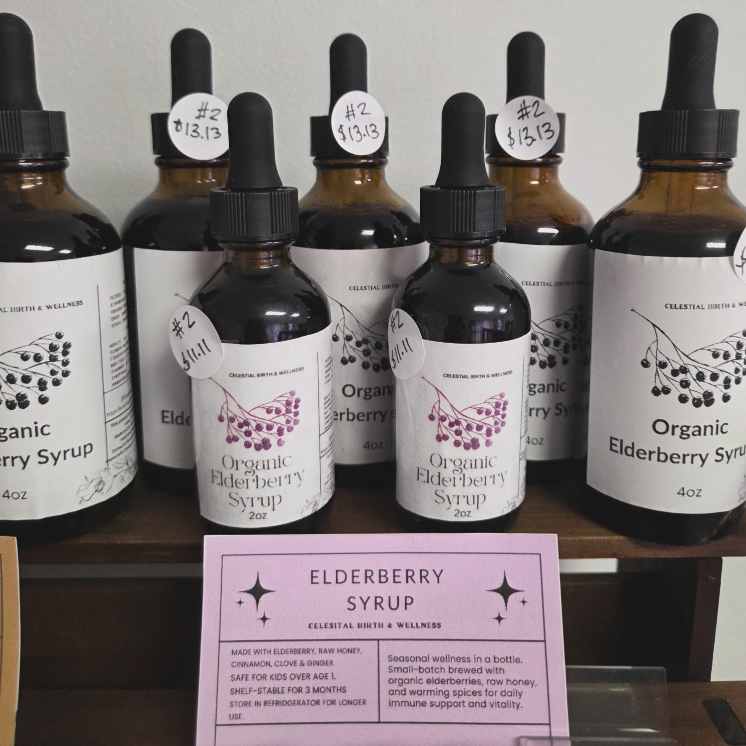 Organic Elderberry Syrup
