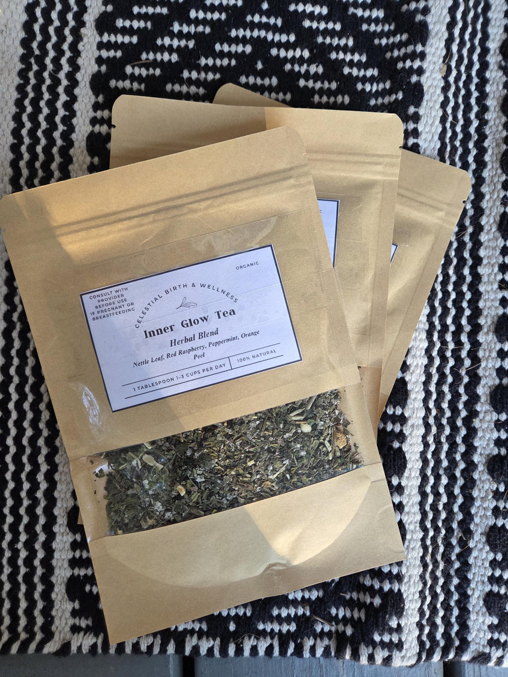 Inner Glow Tea Blend | Motherhood | Pregnancy | Postpartum | Young Woman