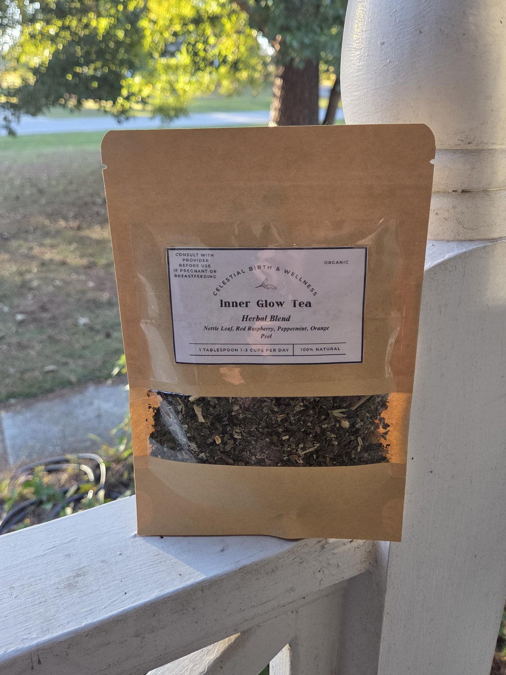 Inner Glow Tea Blend | Motherhood | Pregnancy | Postpartum | Young Woman